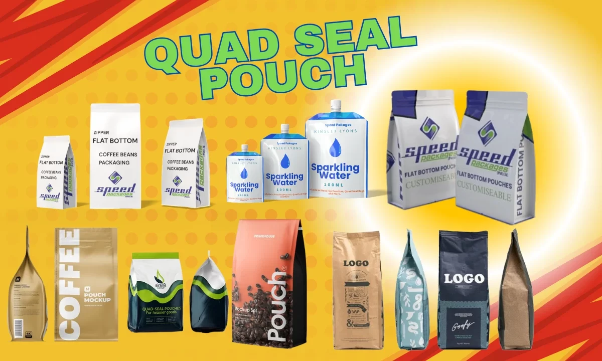 "Buy Block Bottom Pouches in Pakistan – Durable, customizable, and premium packaging for coffee, snacks, and pet food."